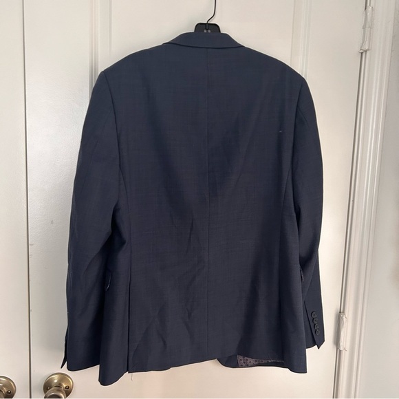 Original penguin men’s navy dark pocket square detail business casual blazer - Picture 4 of 6